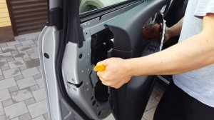 Как разобрать дверь Инфинити FX-37.