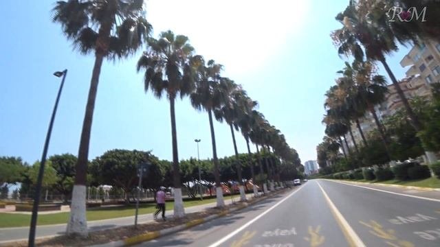 Центр Мерсина - набережные. По дорогам Йенишехир и Акдениз. Турция - центр 1-я часть.