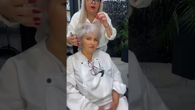 Шикарная Стрижка Пикси-Боб ?для женщин с круглым лицом 45+ смотреть онлайн