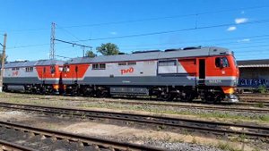 Запуск тепловоза ТЭП70БС-302 в депо Александров!