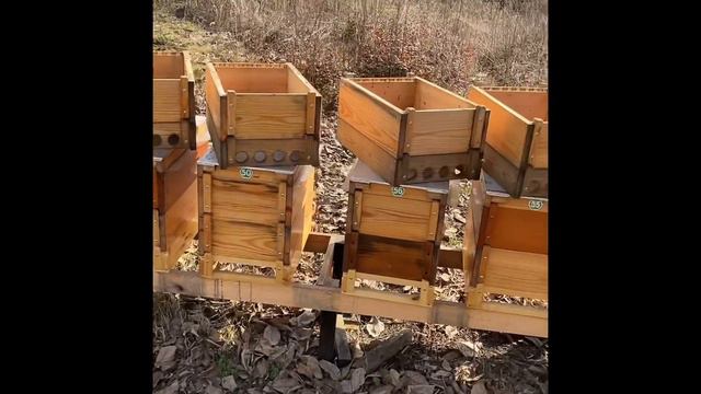 Первые работы на моей пасеке, на 8 рамочных рогатых ульях. Семейная пасека Суперек. смотреть онлайн