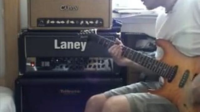 Tribute cab + Laney VH100R hed "test" смотреть онлайн