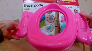 Детский дорожный горшок 2в1