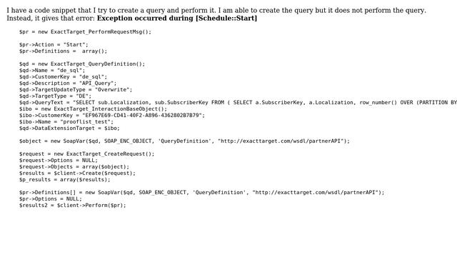 Salesforce: Create and Perform a query with PHP SOAP API in ExactTarget смотреть онлайн