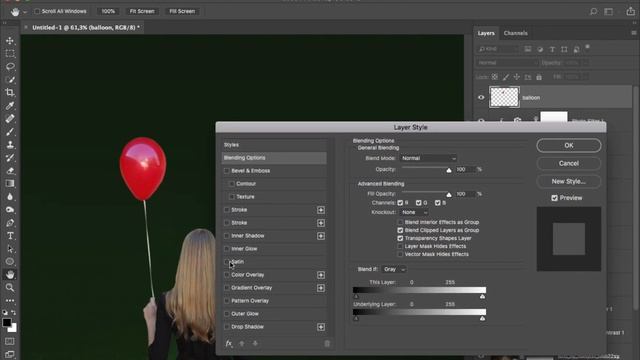 Glow Effect Photoshop - Turning Photos Into Green Fantasy смотреть онлайн