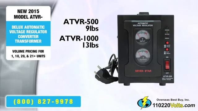 Tour the Seven Star ATVR-500, ATVR-1000, ATVR-1500, & ATVR-2000 Deluxe Automatic Voltage Regulators смотреть онлайн
