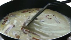 Паста Карбонара со сливками. Простой и быстрый рецепт