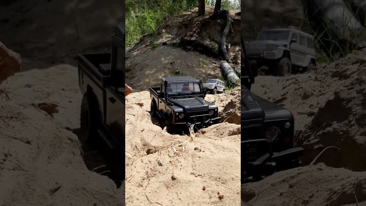 Defender Pickup #offroad #rc #rcscale