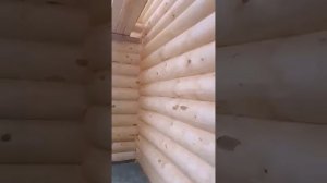 Ручная рубка сруба дома