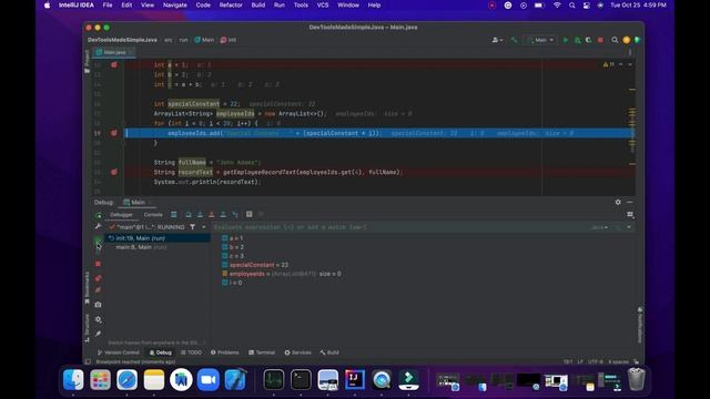 Debugger Basics in Intellij IDEA #12: Evaluate Expression смотреть онлайн