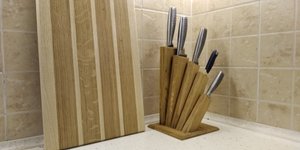 разделочная доска из дуба