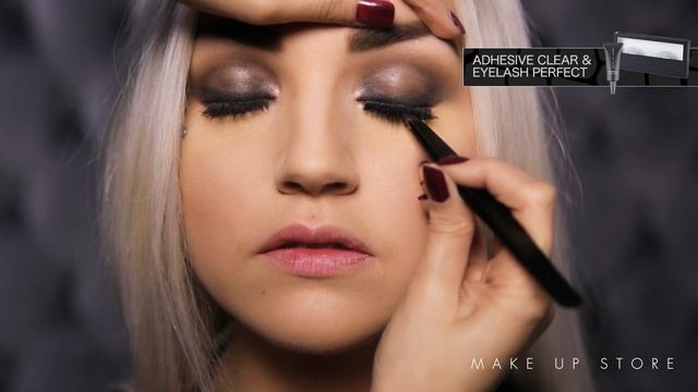Макияж с накладными ресницами от Make Up Store смотреть онлайн