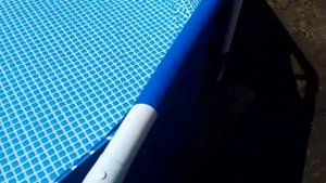 Каркасный бассейн сборка каркасного бассейна на даче INTEX