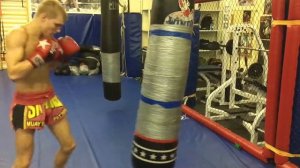 Исаев Алексей бокс, работа по груше