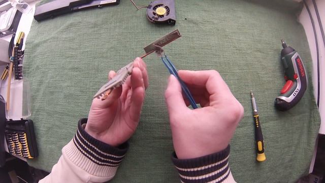 Замена термопасты в ноутбуке HP 620