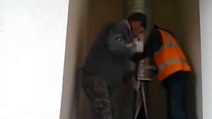 Демонтажные работы. Слом мусоропровода.