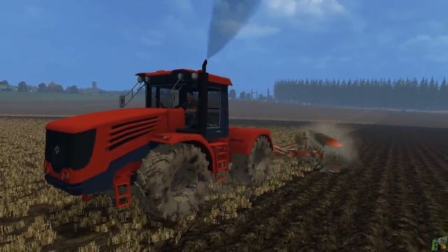 FS2015 - Один российский край - 133 - заправка тракторов и продолжение уборочной смотреть онлайн