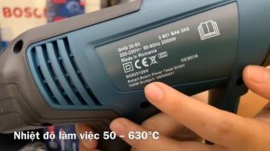 Đập hộp xem thử máy thổi hơi nóng Bosch GHG 20-63 có gì mà nhiều người mua thế !!