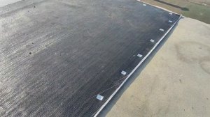 Механический монтаж наплавляемой кровли.