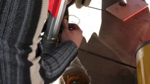 CB400 Замена тормозной жидкости