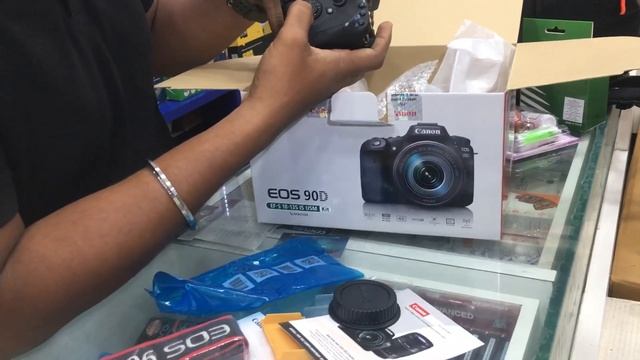 Live Unboxing Of Canon 90d At Front Of Canon Staff???
