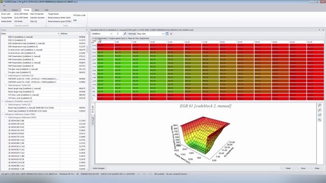 отключение EGR на автомобилях VW AUDI SKODA SEAT с блоком управления EDC15