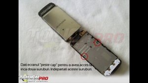 Nokia 5800/5230 LCD replace - Cum sa dezasamblezi Nokia 5230/5800 (TouchPRO GSM)