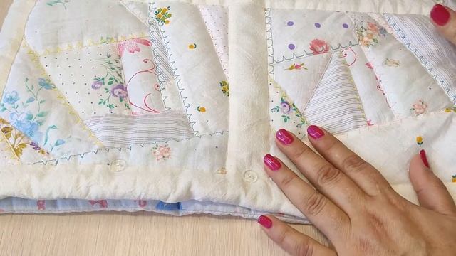 стёганое лоскутное одеяло-трансформер/часть 4 смотреть онлайн