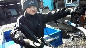 Мотоблок с прицепом.mp4