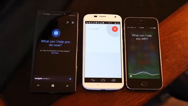 Cortana vs Siri vs Google Now battle