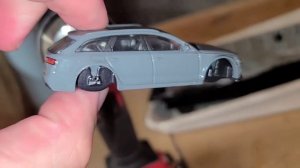 Hot Wheels Premium - 2017 Audi RS6 Avant * Greenlight custom wheel swap * Car Culture / Fast Wagons