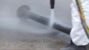 Abrex Optiblast в действии (абразивоструйная / пескоструйная очистка)