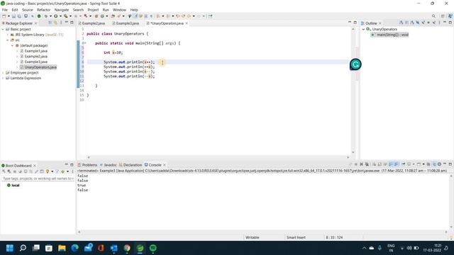 Unary operations in java // using unary operators in java // Easy Learning Channel смотреть онлайн