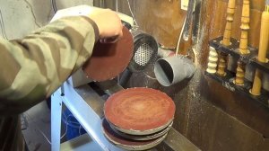 Крепление для шлифовального диска на токарный станок по дереву