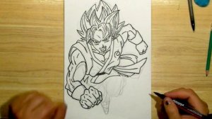 РИСУЕМ СОН ГОКУ. Draw Son Goku