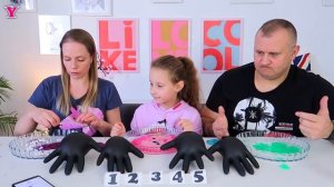 АЛИСА выбери мне Перчатку СЛАЙМ Челлендж | Чао Юля