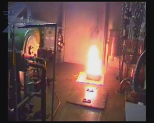 Полномасштабные огневые испытания МГП АРТСОК на КС «Яхрома» 2005г. Газовое пожаротушение.