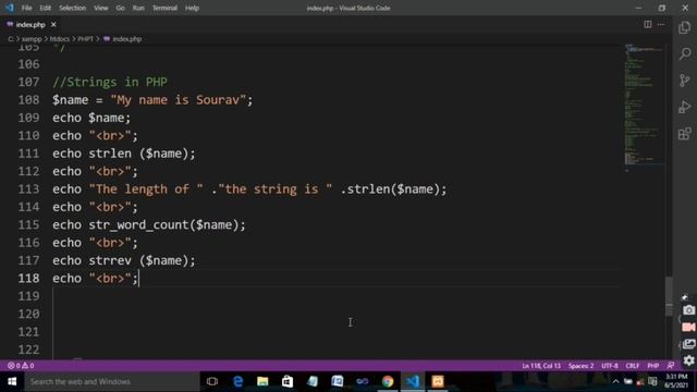 String Functions in PHP | PHP Tutorial #4