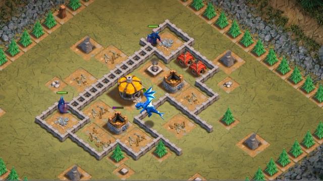 x2 P.E.K.K.A + Electro Dragon Vs Goblin Map On Coc | TH 14 | Clash Of Clans | смотреть онлайн