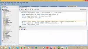 82 RIGHT OUTER JOIN / SQL для начинающих с нуля до сертификата Oracle