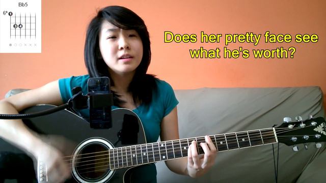 Avril Lavigne - Sk8er Boi / Skater Boy (acoustic cover KYN) + Lyrics + Chords/TUTORIAL смотреть онлайн