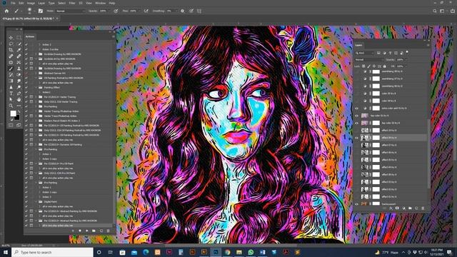 Easy Photoshop Tutorial Abstract Painting смотреть онлайн