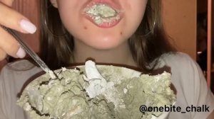 ? Меловая каша // wet chalk // ASMR // Хруст мелом // wet clay