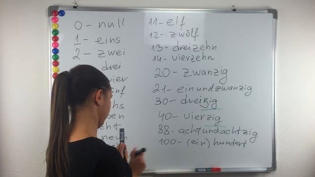 4. Счет в немецком языке, цифры на немецком! Контактные данные на немецком! смотреть онлайн