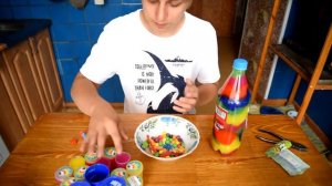 DIY - РАЗНОЦВЕТНАЯ ГАЗИРОВКА SKITTLES? КАК СДЕЛАТЬ ЕЕ ДОМА?