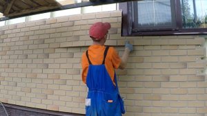 Отделка Дома Панелями под Кирпич Docke. Отделка Дома из Газобетона панелями своими руками.