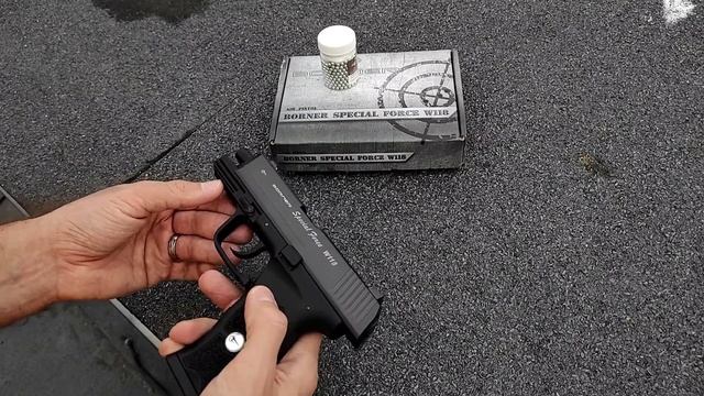 Borner W118 тест обзор пневматического пистолета смотреть онлайн