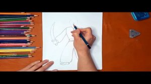 Как нарисовать казака. Онлайн-школа рисования "Малевашки"