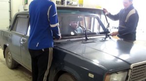 ВАЗ 2107. ЗАМЕНИТЬ ЛОБОВОЕ СВОИМИ РУКАМИ. АВТОСТЕКЛО ИВАНОВО.