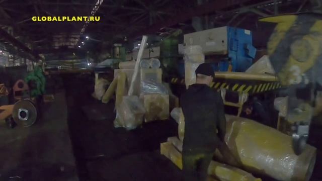 Грузим оборудование для переработки шин Auto Tire Recycling 500
